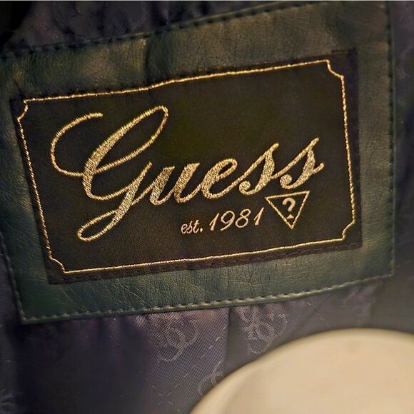 TURQUOISE FAUX FUR JACKET - Picture 2 of 5